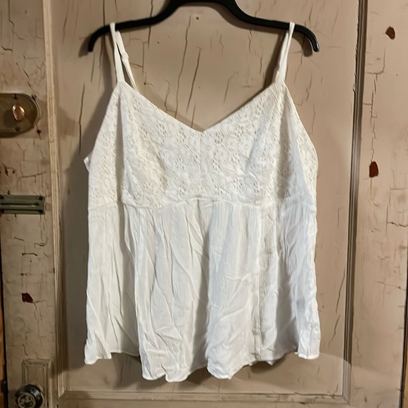 torrid Tops - Torrid Lace babydoll smocked back 2